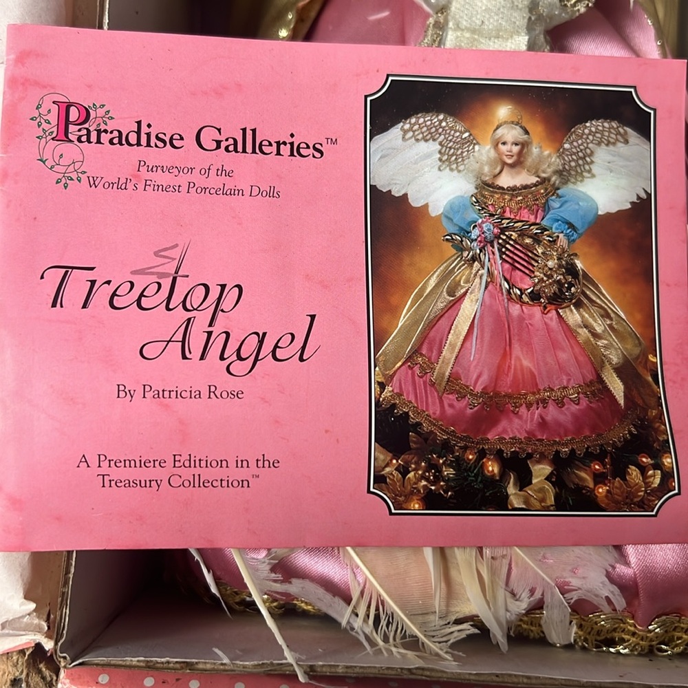 Treasury Colection Porcelain Doll- Treetop Angel